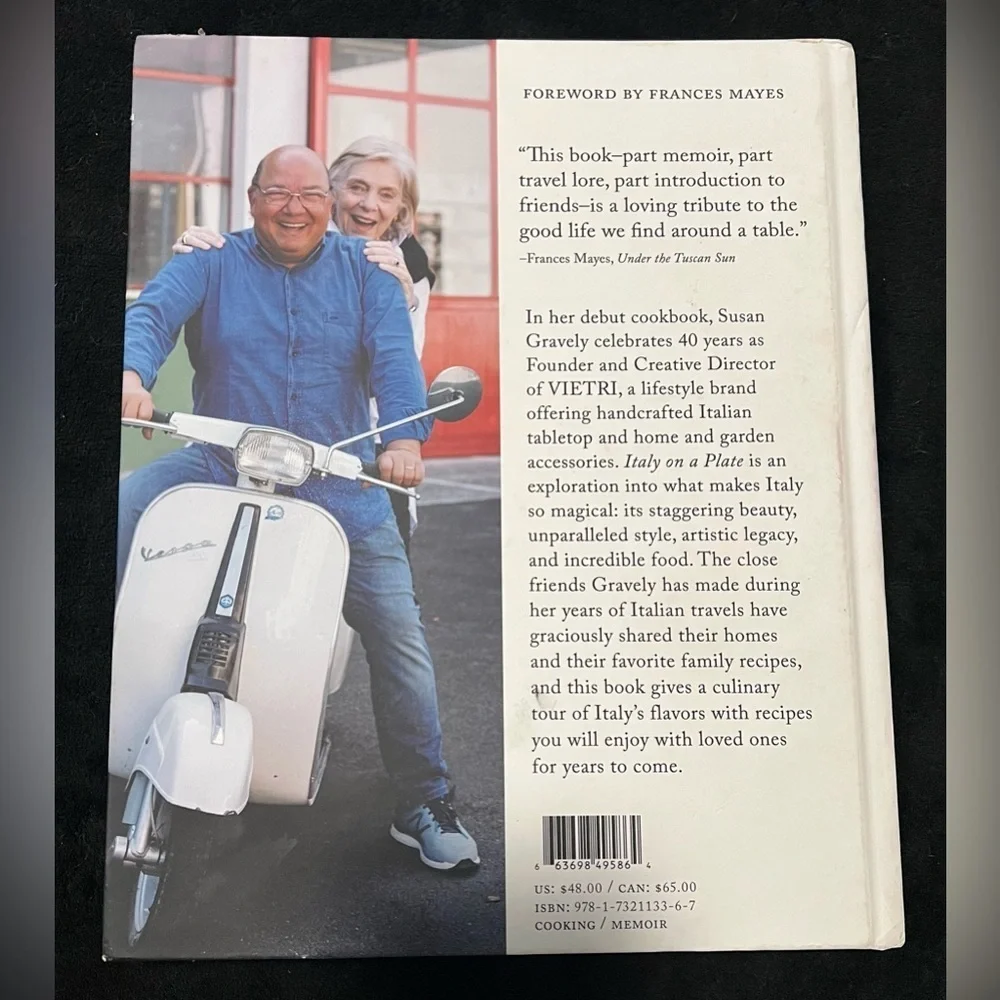 Italy on a Plate: Travels, Memories, Menus by Susan Gravely